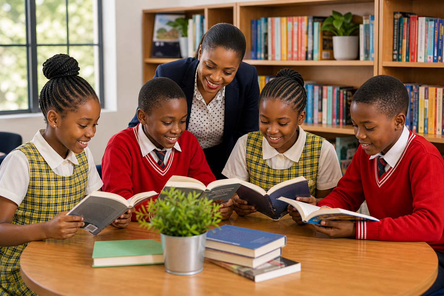 Library reading at Jayden Educational Centre